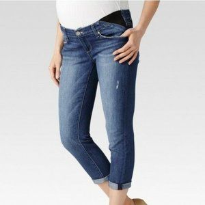 Paige Denim Jimmy Jimmy Crop Maternity Jeans - boyfriend fit, size 28